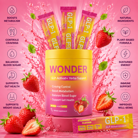 Wonder: Metabolic Mix | Stop Cravings & Crush Fatigue Fast (Natural GLP-1 Burn Formula)
